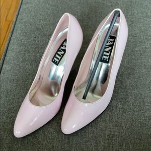 Pink women’s high heels